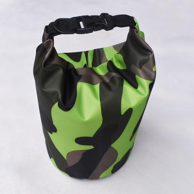 China Casual Camouflage PVC Cut Mesh Waterproof Outdoor Waterproof Barrel For Handbag Bucket Swimming Bag For Women for sale