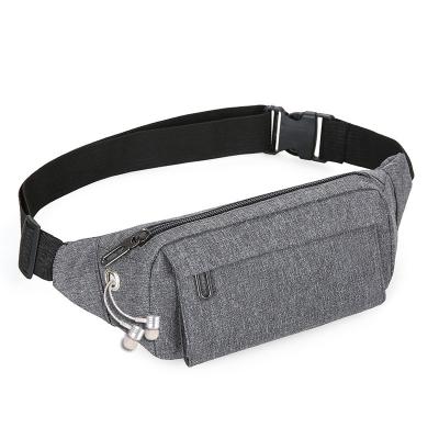 China Water Proof One-Shoulder Fashion Diagonal Men's Korean Style Sports Canvas Recycling Running Waist Bags For Outdoor, Fashion Waist Bags for sale