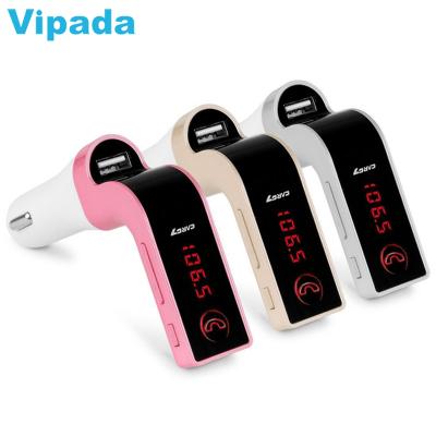 China 2021 Car Stereo Handsfree Player MP3 Player Auto Wireless BT G7 Car FM Transmitter BT G7 Car FM Transmitter for sale