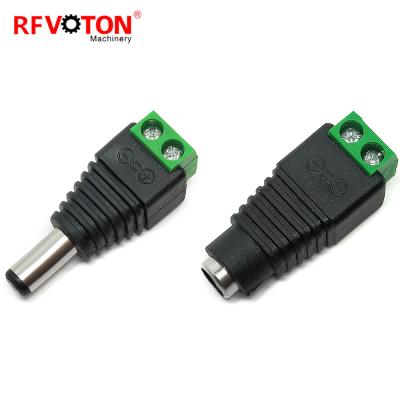 China RF Copper 5.5*2.1mm A Pair DC Male Female DC Power Jack RF Coaxial Connector for sale