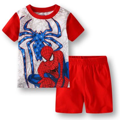 China Boys classic QUICK DRY sleepwear 95% cotton pajamas 95% cotton single button up loungewear kids clothing for sale