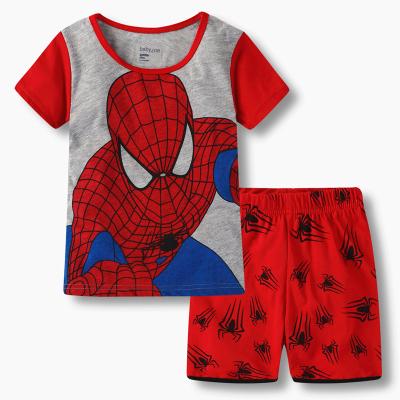 China 2020 Wholesale Kids Cartoon Short Sleeve Sleepwear QUICK DRY Short Pajamas Sets Boys Pajamas Sleepwear for sale