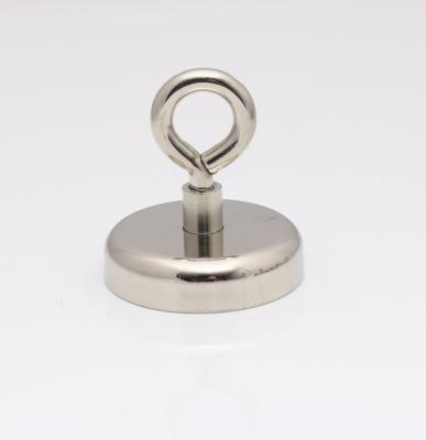 China Best Price Best Price Industrial Super Strong Round Neodymium Magnet Closed Hook Magnet for sale