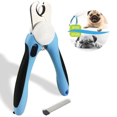 China Dog and Cat Pets Nail Clippers Viable Trimmers with Safety Guard Grooming Tool for Pets for sale