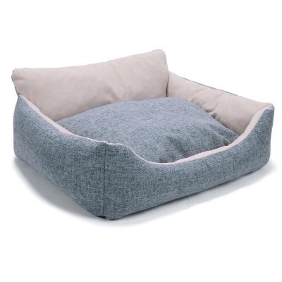 China Removable Triangle Polyester Pet Products Durable Super Soft Elegant Quality Soft Dog Bed for sale