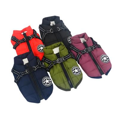 China Wholesale Luxury Medium Stocked Winter Pet Dog Clothes Multifunctional Waterproof Coat Jacket Small Large for sale