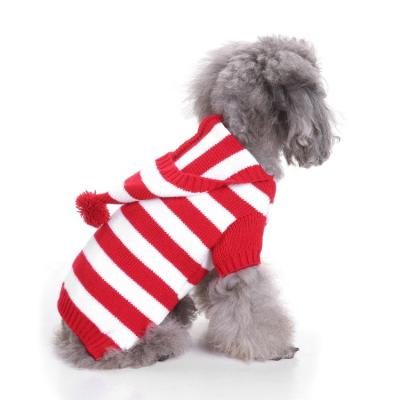 China Luxury Warm Knitted Stocked Braid Outerwear Sweater Christmas Pet Clothes Great For Dogs And Cats for sale