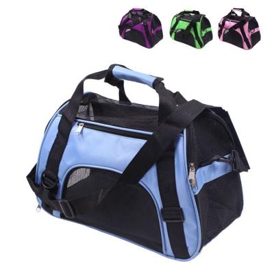 China Sustainable Outdoor Portable Foldable Pet Carrier Travel Bag For Dog And Cat for sale