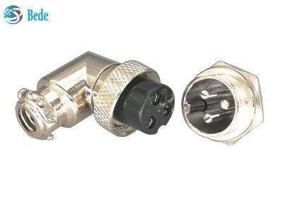 China Zink legiert Material Gx16 3 Pin Connector Plug And Socket, das Ausrüstungen Verbindungsstück stoßen zu verkaufen