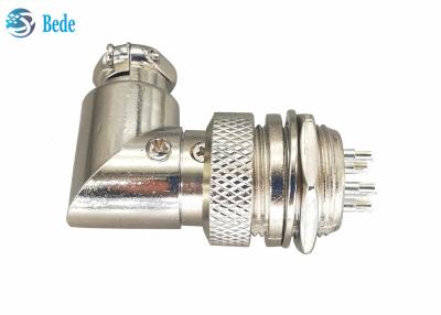 China Luftfahrt Gx16 5 Pin Right Angle Connector Male und weibliche Sätze mit allen Zusätzen zu verkaufen