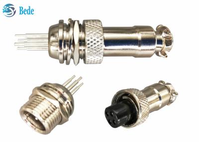 중국 용접되는 남자이고 여성이 항공 플러그 4 핀 장비 GX16 PCB는 2 3 4 5 6개 핀을 명명합니다 판매용
