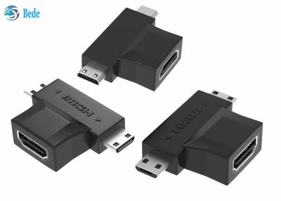 Китай золото 1080P покрыло 2 в 1 женщине репитера HDMI a HDMI к HDMI микро- и мини продается