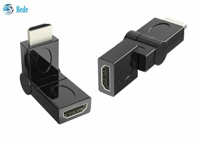 Китай Золото покрыло HDMI мужское к женскому переходнику 90 шарнирного соединения 180 270 360 Deg ротатабельных продается