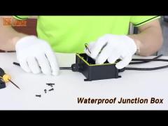 Outdoor Waterproof Junction Box Y Tee Type IP68 With Terminal Blocks