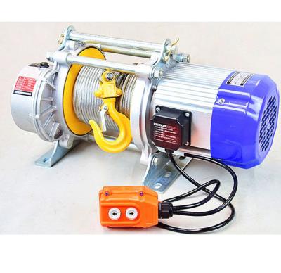 China Factory 220v Single Phase Electric Wire Rope Aluminum Hoist 380v 3phase for sale