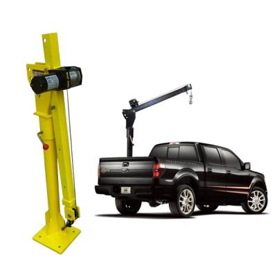 China TRUCK CRANE China 12V DC 125amps Small Mobile Electric Pickup Truck Hoist Electric Winch Crane Manufacturer for sale