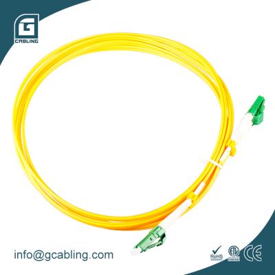 China LSZH Singlemode Fiber Patchcord OS1 (PVC Optional) Gcabling 70M LC/LC Duplex SM 9/125 LSZH Fiber Optic Patch Cord Yellow Fiber Optic Patch Cord for sale