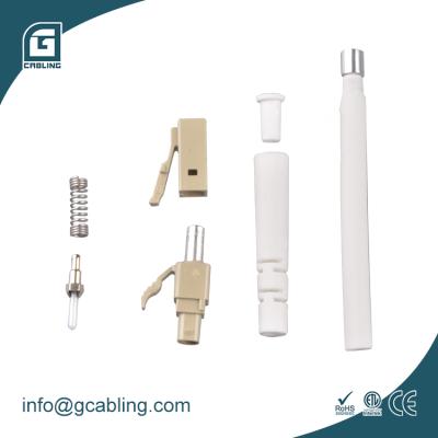 China Ftth Gcabling 100pcs/bag fiber optic connector LC UPC LC simplex fiber conector 2.0/0.9 fiber optic connector for sale