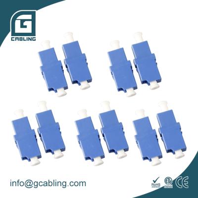 China FTTH FTTX FTTB Gcabling 10 Bundle OS1 OS2 LC Fiber Optic Adapters LC Fiber Optic Connector SM Fiber Optic Coupler Simplex for sale