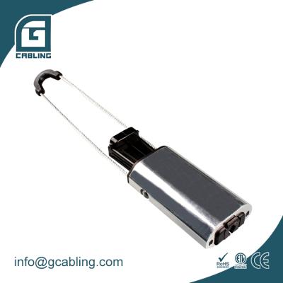 China Gcabling Aluminum Alloy Insulated Tension Anchor Clamp For ADSS Cable Fiber Optic Cable Tension Clamp Aluminum Tension Clamp for sale