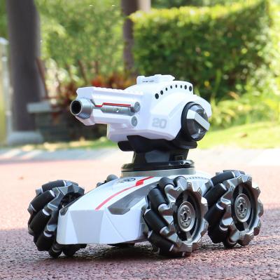 China Induction Rc-Tank Water Bomb Cars 2.4G Eye Remote Control Toy Water Bullet Armored RC Vehicle Water Bombs Battle Stunt Drift Tank Car for sale