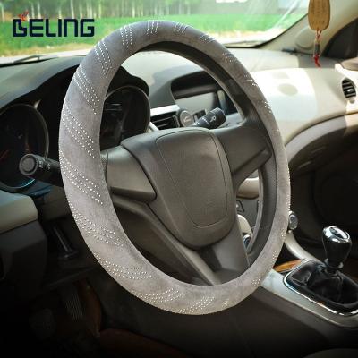 China Diamond factory wholesale fashion bling bling bling Diamond Car Steering Wheel Cover for Amazon for sale