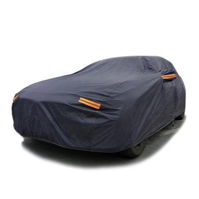 China Wholesale High Quality Nylon Waterproof Black 6 Layers UV Protection Sun Protection Car Cover Manufacturer for sale