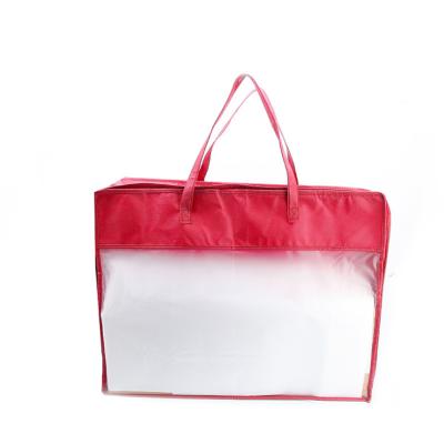 China Home Spun Bag Eco - Friendly , Dust Bag For Home Textil Quilt Cover Use Non Woven Garment Bag With Zipper for sale