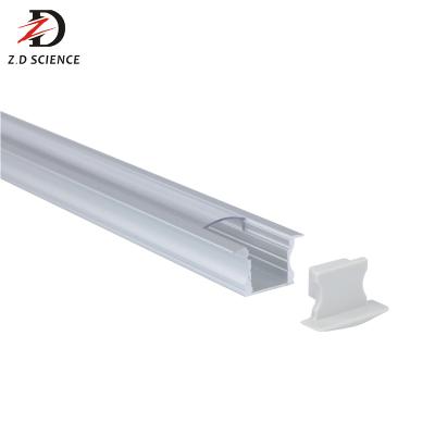 China Decorations Recessed Aluminum Channel Holder For LED Strip Light Bar Under Cabinet Lamp for sale