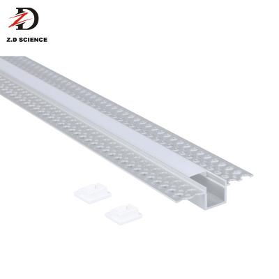 China Decorations 56*15MM Plaster Ceiling Aluminum Profile For LED Strip Light 1M 2M 3M Customization Dimension for sale