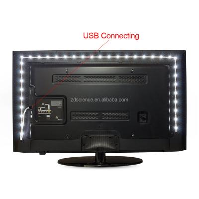 China LANDSCAPE 5050 SMD USB Powered LED Strip RGB TV Background Flexible DC 5V LED Strip White Warm White for sale