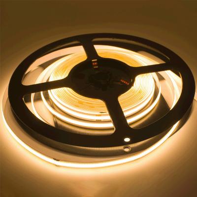 China IP20 Residential Non Waterproof COB LED Strip With 2OZ Copper Body 528 Chips Each Meter 10MM White CRI 90 LED Strip for sale