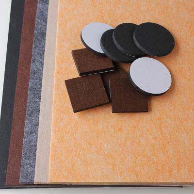 China Mahogany Felt Felt Table and Chair Mat Furniture Foot Mat Felt Self-adhesive Non-slip Mute Pad Thickened to Protect Furniture for sale