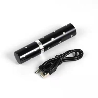 China 1112 Rechargeable Lipstick LED Search Flashlight Torch Lady Flashlight Aluminum Alloy Travel Use 1112 for sale