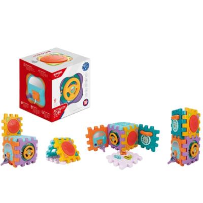 China Hexagon cube HE0530 HUANGER development in intelligence toys boys and girls puzzle toys Pat-drum set activity for sale