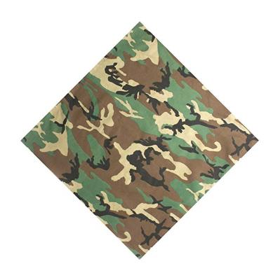 China Low MOQ Cotton Multifunctional Camouflage Sports Bandana Scarf 100% Recycling Sports Scarf for sale