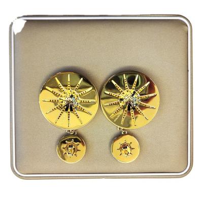 China 2022 Wholesale High Quality TRENDY Zircon Earrings S925 Gold 18K Silver Eardrop for sale