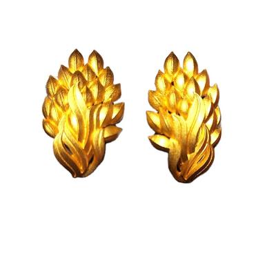 China FASHIONABLE high quality and good price 18k pure gold earrings women earring for sale