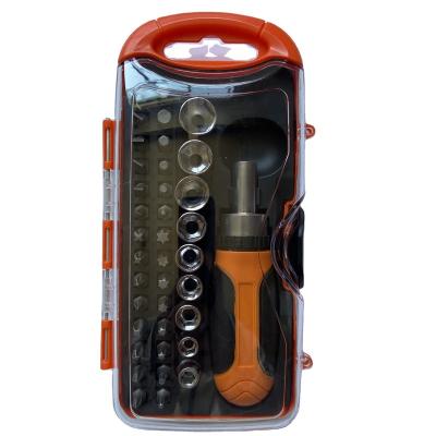 China 26PC Plastic Screwdriver Manual Cordless Socket Screwdriver Tool Kit for sale