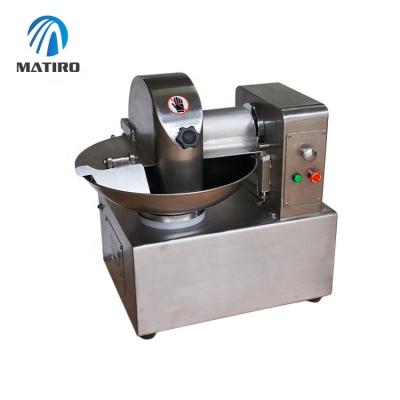 China Meat Processing Meat Bowl Cutter 5L Cutting Mixer Plant for sale