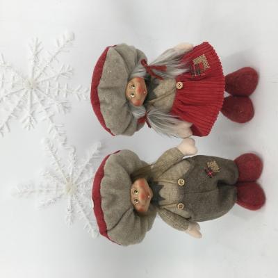 China Scandinavian Swedish Handmade Tomte Elf Nordic Christmas Decoration Dwarf Christmas Standing Gnome Wholesale Lovely Plush Crafts for sale