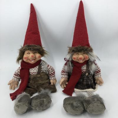 China Red Christmas Decoration Gnome Series Including Pendant Gnomes, Sitting Gnomes, Standing Gnomes Christmas Decoration Popular Christmas for sale