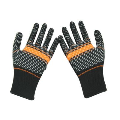 China China Lightweight PVC Dotted Nylon Knitted Hand Protection Gloves Lightweight Non Slip Gloves for sale