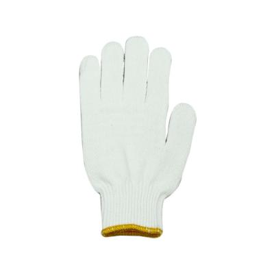 China Lightweight Knitted Industrial Safety Gloves High Quality Working PVC Dotted Cotton Glove for sale