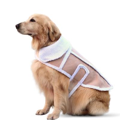 China Hot Selling Stocked Dog Coats Pet Clothes Winter Vest Shear No Sleeve Sweater Pet Clothes for sale