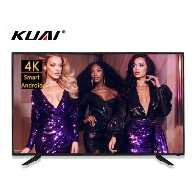 China Factory OEM 24 Living Room/Kitchen/Hotel TV KUAI 32 40 43 50 55 65 Inch Smart LED TV 4K Android Televisions for sale