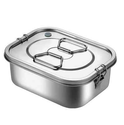 China Viable Selling Goods Using Leakproof Food Grade Bento Box Two Layers Lunch Box Stainless Steel Bowl for sale