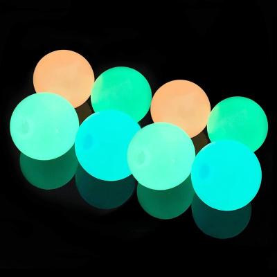 China Wall Hanging Squeezable Squeezable Glow Ball Slowly Falling Glow In The Dark Relaxing Toys For Kids for sale