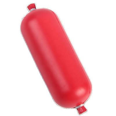 China Cheap Funny Toy New Product PU Foam Sausage Ham Shape Stress Ball Promotional Food Toy For Kids for sale