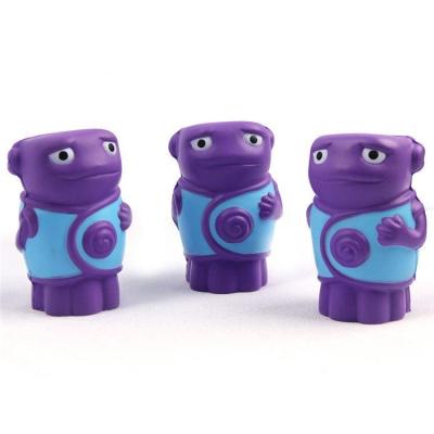 China Promotional Toy Soft PU Foam Toy Character Stress Ball Purple Monster Character Stress Reliever Ball for sale